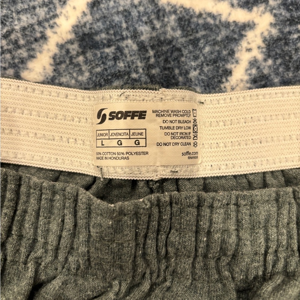 DARK GREEN SOFFE SHORTS - Picture 3 of 4